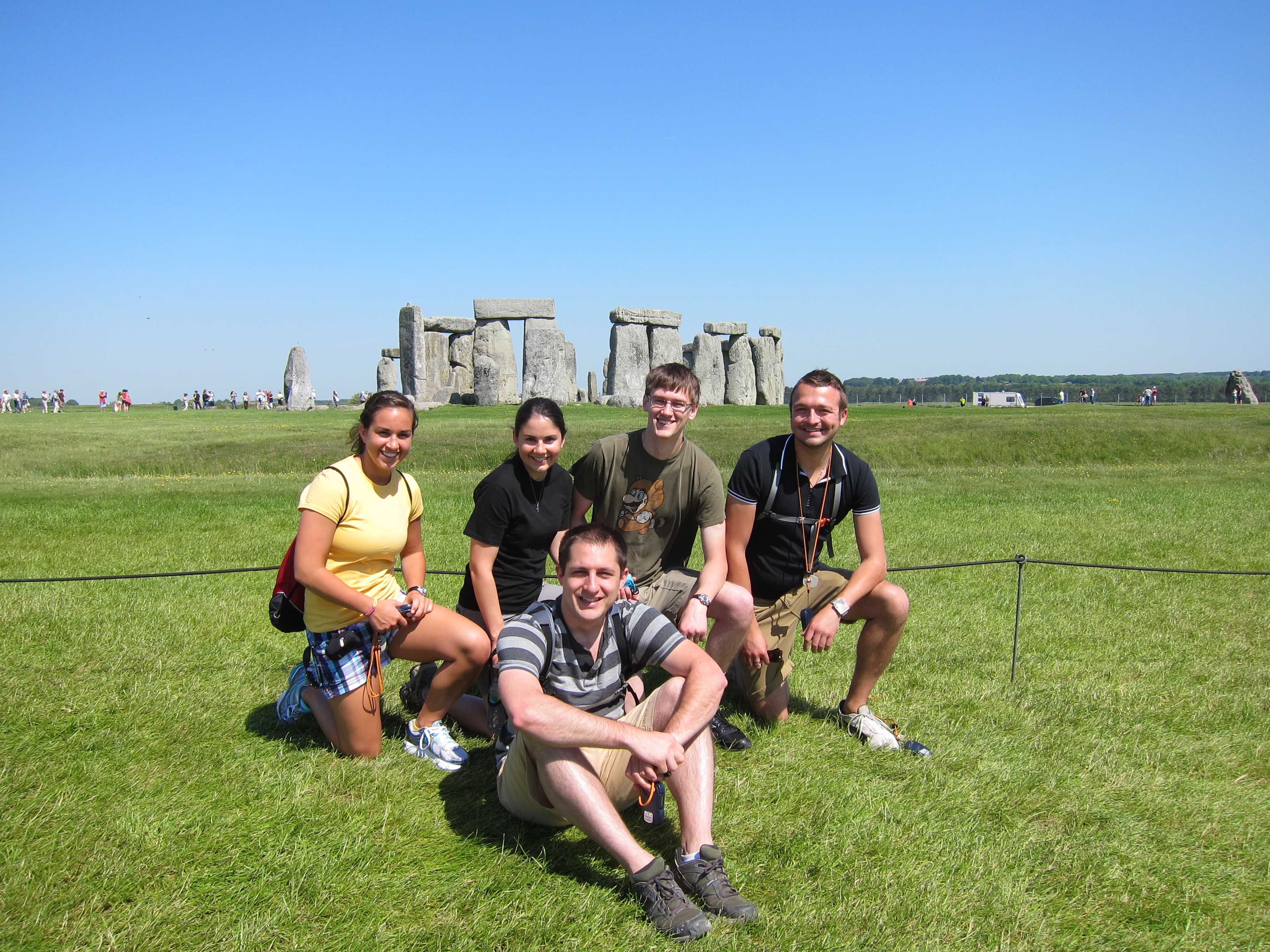 Group picture at Stonehenge