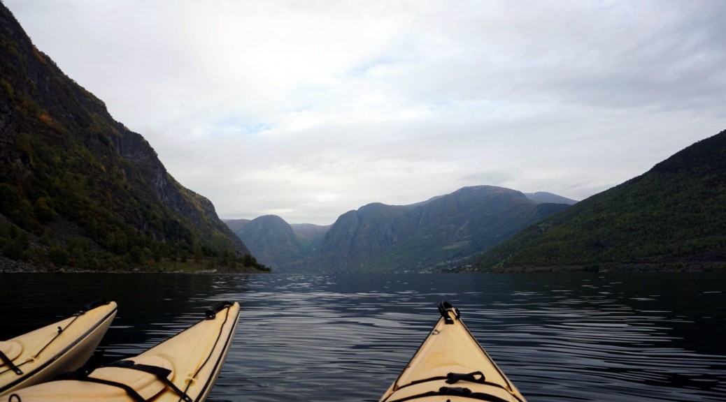 Kayaking in Sognefjord
